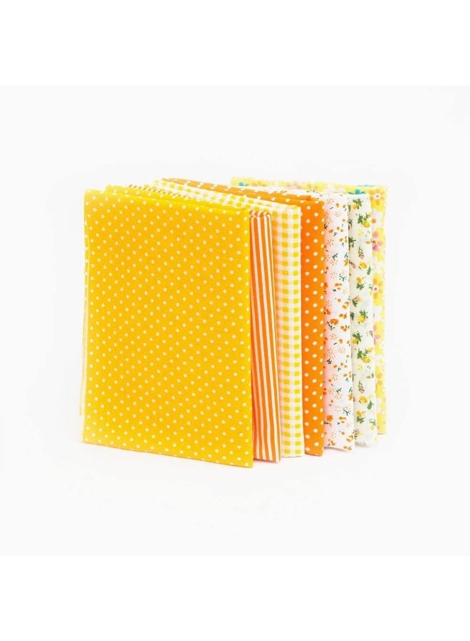 Generic 7Pcs Assorted Fat Quarter Bundle Quilt Quilting Cotton Fabric Sewing  Set 