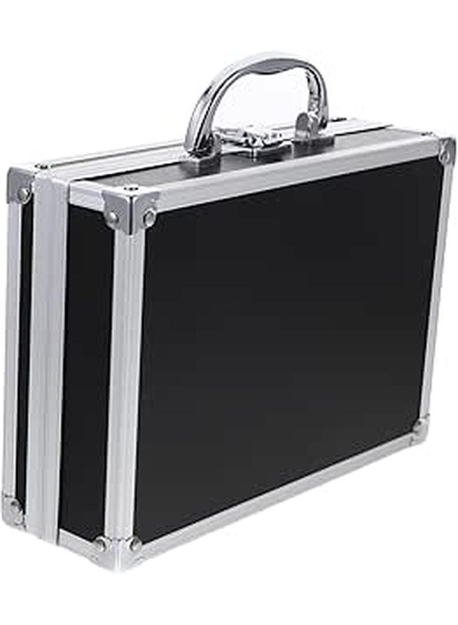 Aluminum Alloy Hard Shell Tool Case Portable Multifunctional Briefcase for Storage Organizer - Image 1