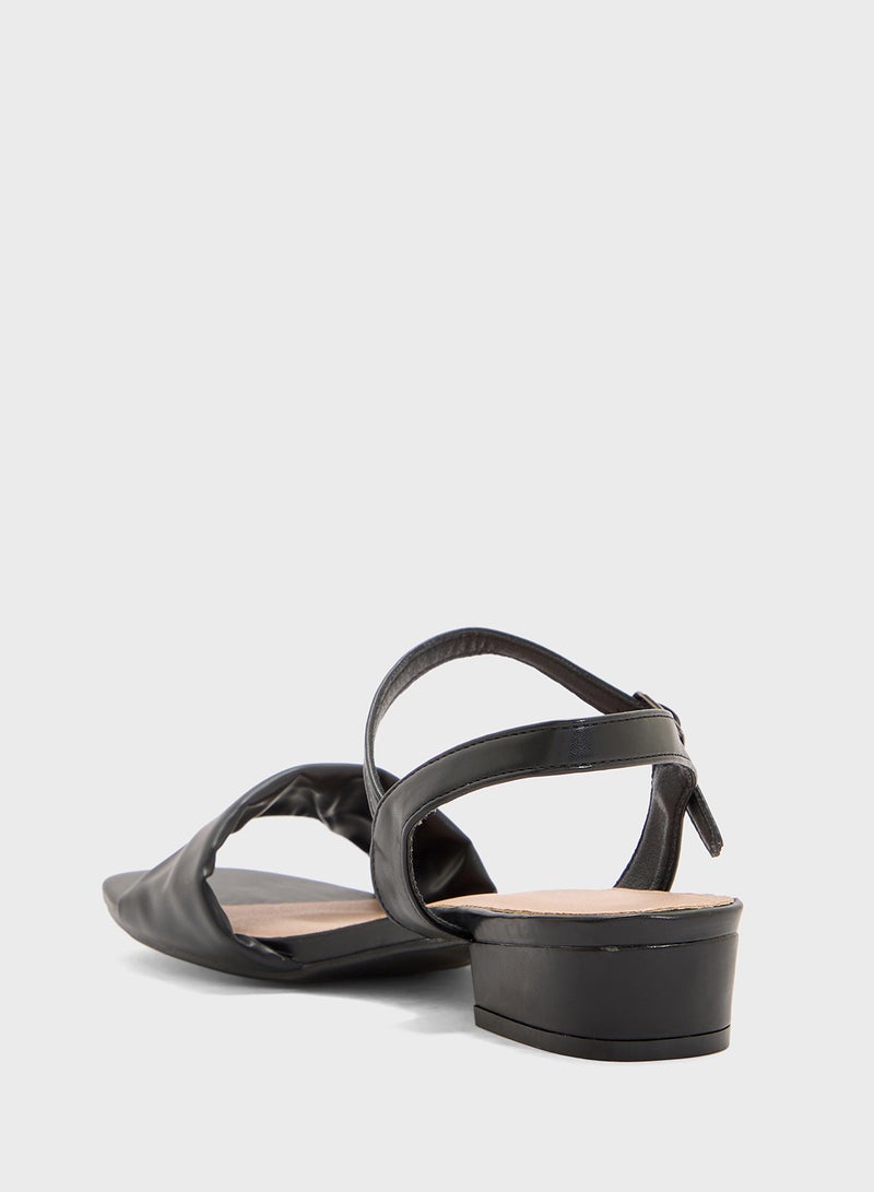 ELLA Classic Low Heel Sandal  - Image 3