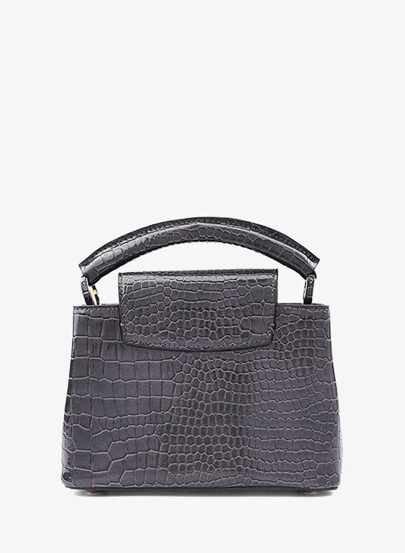 Cuple Grey Minimal Square Clutch for Women | Best Price UAE