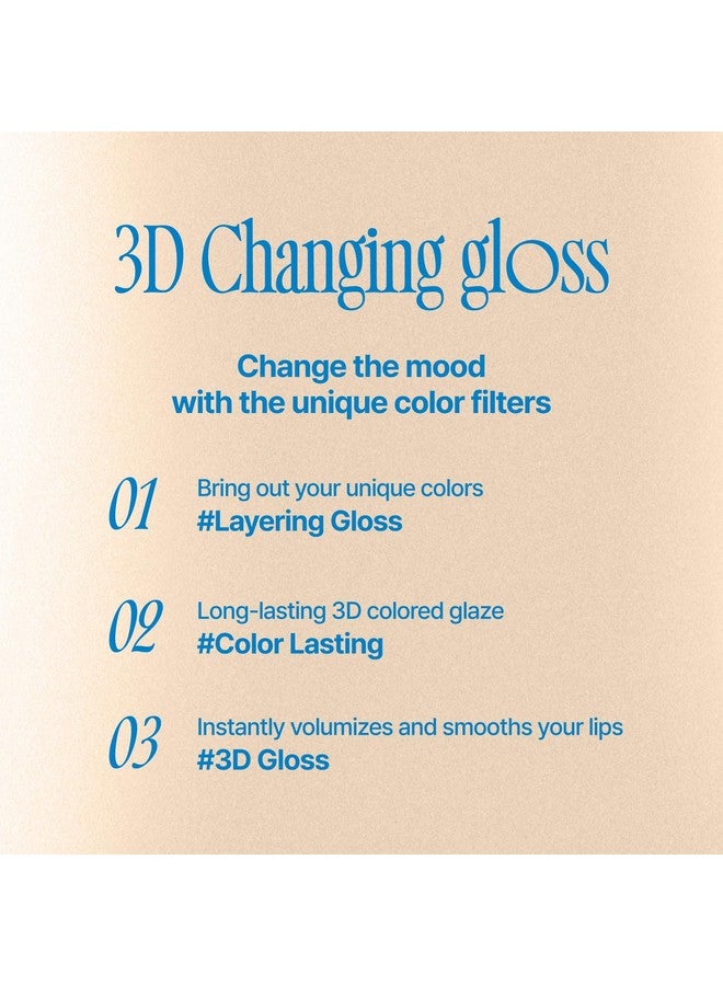 فوي ملمع شفاه فوي ثلاثي الأبعاد متغير اللون | 01 سين بلاك | ملمع شفاه متعدد الطبقات، يدوم طويلًا ويزيد من امتلاء الشفاه، لامع | 5.6 غرام - Image 3