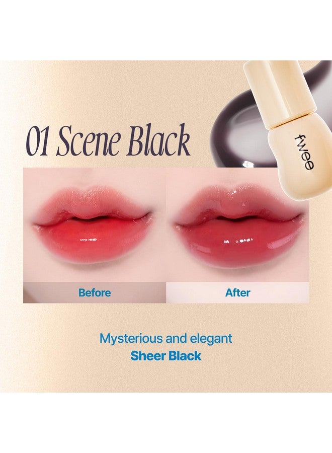 فوي ملمع شفاه فوي ثلاثي الأبعاد متغير اللون | 01 سين بلاك | ملمع شفاه متعدد الطبقات، يدوم طويلًا ويزيد من امتلاء الشفاه، لامع | 5.6 غرام - Image 5