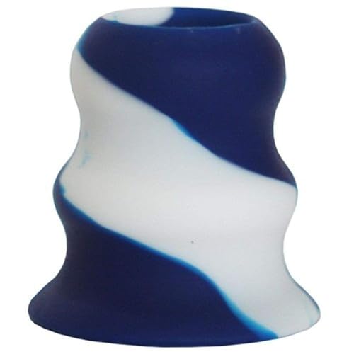 Grip-N-Rip II Softball Bat Taper Non-Slip Ergonomic Grip for Secure Hold Durable & Long-Lasting Easy Installation Fits Most Softball Bats Ideal for Enhanced Comfort & Performance (Blue/White) - Image 1