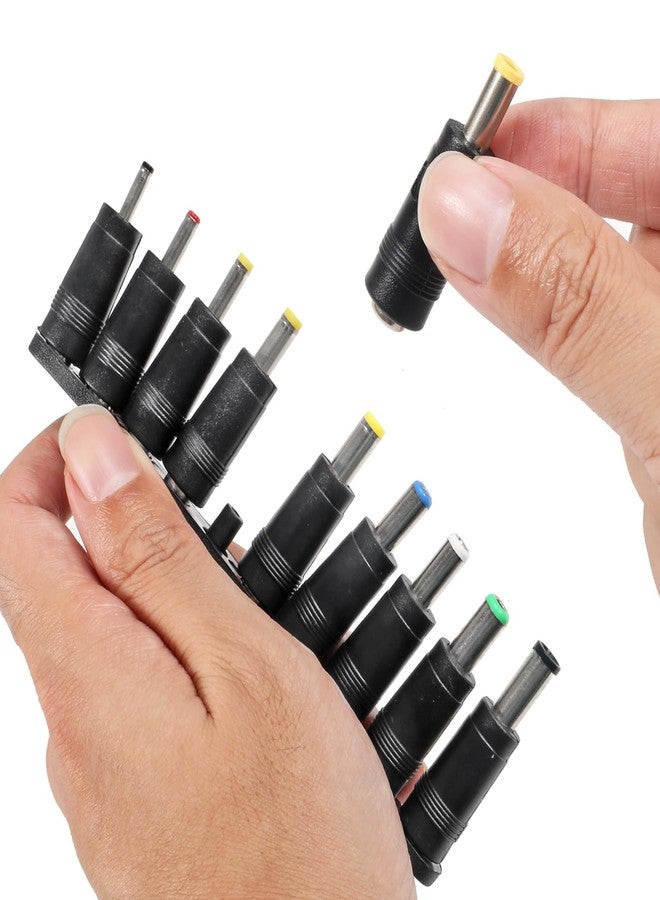 AiTrip 34pcs Universal Laptop Notebook Input DC Plug Set Jack Tips with DC 5V to 12V Step-up Cord WiFi to Powerbank Cable Connector USB Cable Boost Converter for Laptop, Router, Speaker, Monitor, Mini Fan - Image 5