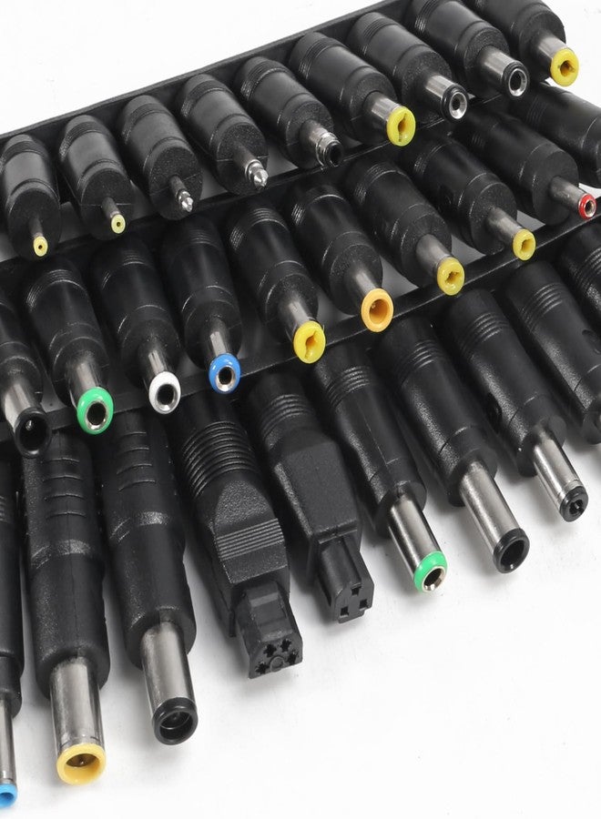 AiTrip 34pcs Universal Laptop Notebook Input DC Plug Set Jack Tips with DC 5V to 12V Step-up Cord WiFi to Powerbank Cable Connector USB Cable Boost Converter for Laptop, Router, Speaker, Monitor, Mini Fan - Image 2
