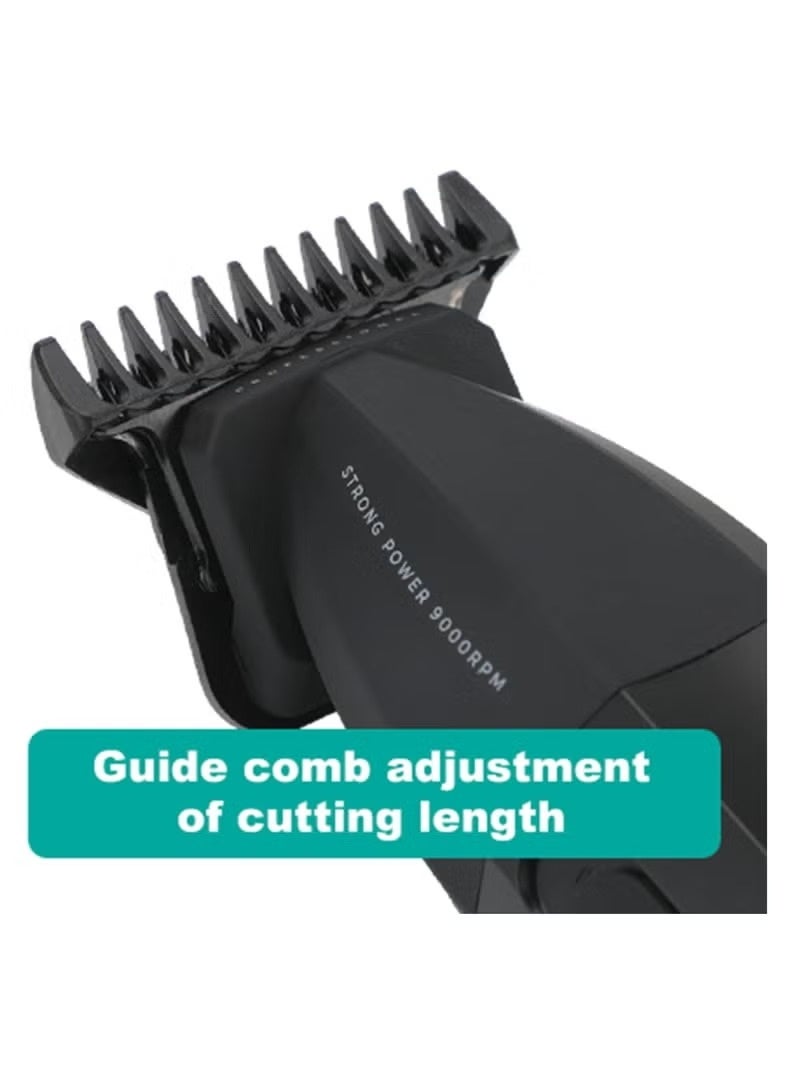 V-906 Professional Hair Trimmer 9000 RPM Gapless Beard Shaver for Men Cordless Rechargeable USB - Image 2