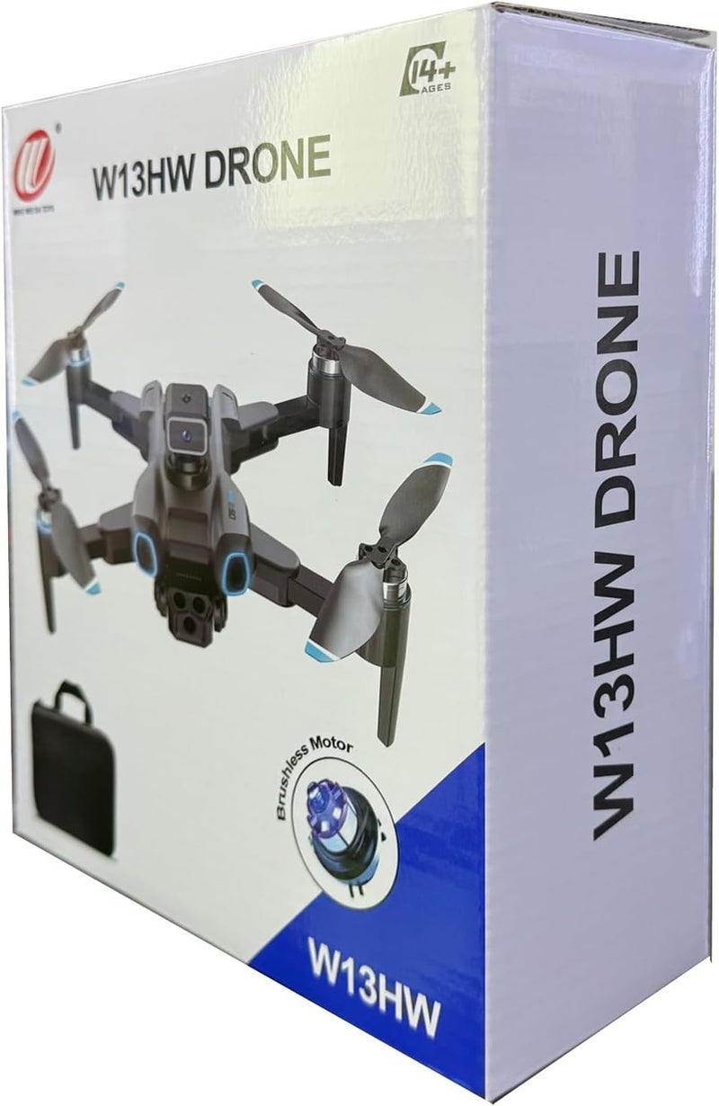 W13HW 2.4GHz Remote Control Drone without Camera, Black/Blue - Image 4