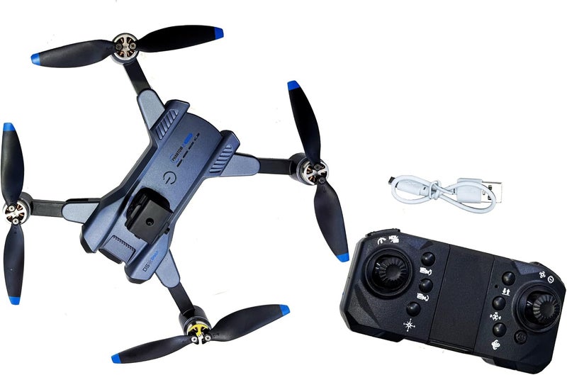 W13HW 2.4GHz Remote Control Drone without Camera, Black/Blue - Image 5