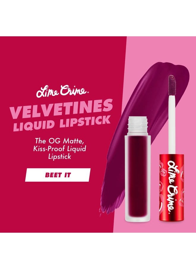 Lime Crime Velvetines Liquid Matte Lipstick, Cashmere - Grey Beige - French Vanilla Scent - Long-Lasting Velvety Matte Lipstick - Won't Bleed or Transfer - Vegan  - Image 2