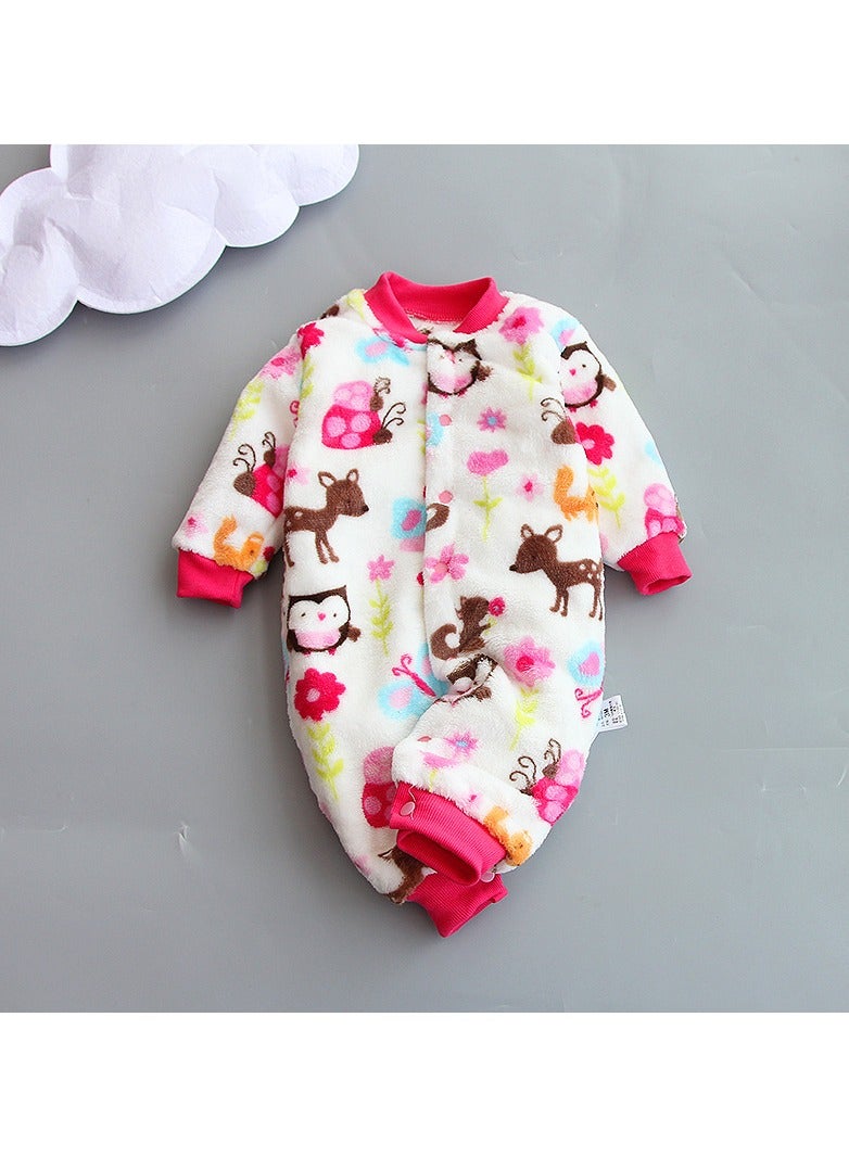Loquat 0-1-2 Year Old Baby Home Jumpsuit
