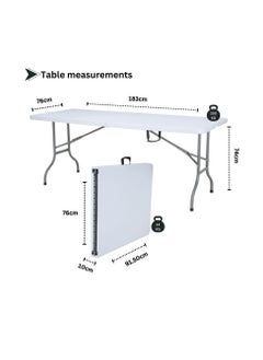 SunBoat Commerce 183 cm Portable folding table  - Image 4