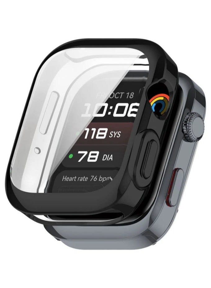 حافظة لساعات هواوي D2، حافظة صلبة فائقة النحافة تغطي بالكامل، خفيفة الوزن، مضادة للصدمات، مضادة للخدش (أسود) - Image 1