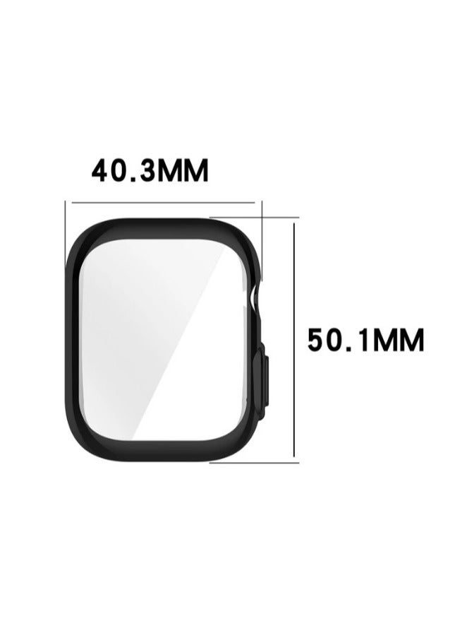 حافظة لساعات هواوي D2، حافظة صلبة فائقة النحافة تغطي بالكامل، خفيفة الوزن، مضادة للصدمات، مضادة للخدش (أسود) - Image 2