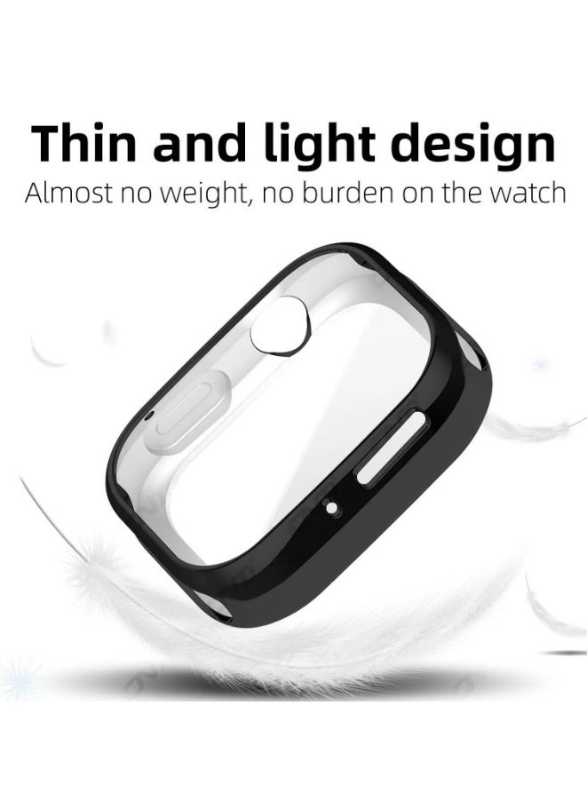 حافظة لساعات هواوي D2، حافظة صلبة فائقة النحافة تغطي بالكامل، خفيفة الوزن، مضادة للصدمات، مضادة للخدش (أسود) - Image 5