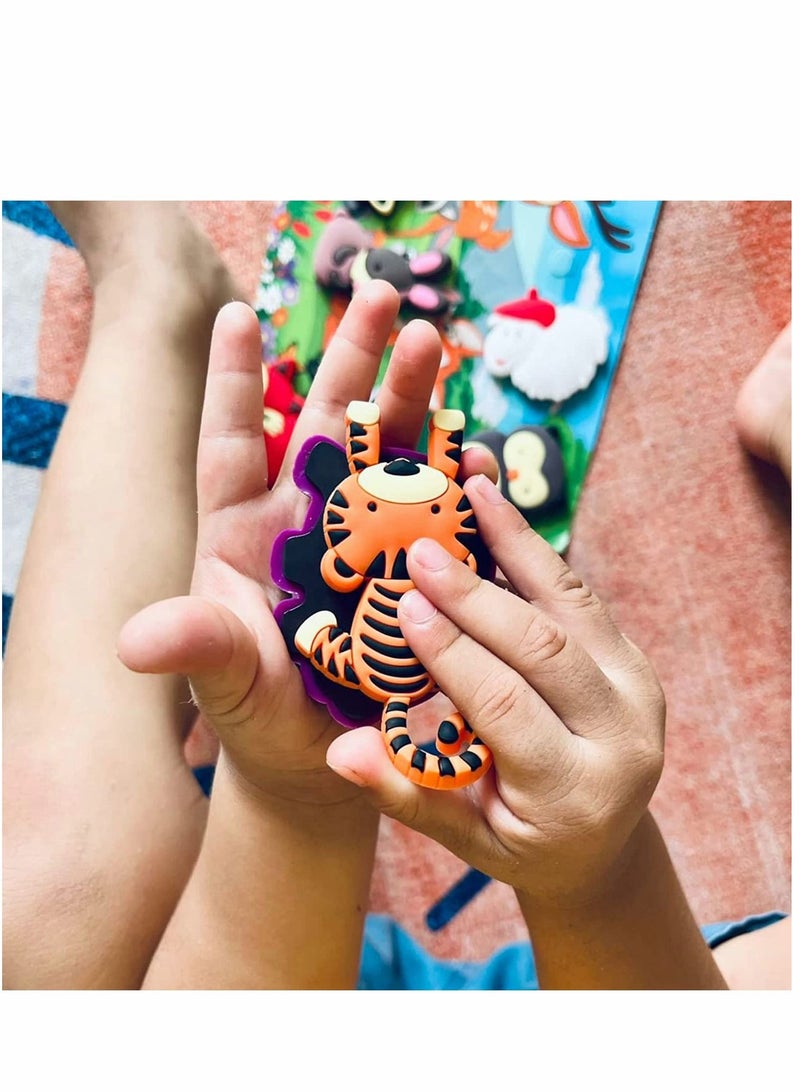 نيبمينينت Fridge Magnets for Toddlers Refrigerator Child Full Back Magnetic Soft Rubber Kids Educational Toys Baby Gift Magnet Whiteboard  - Image 4