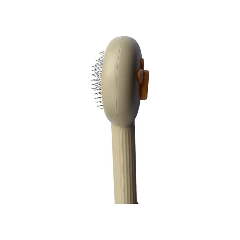 AMDROZ Pet Grooming Brush Cat Deshedding Brush, Self-Cleaning Slicker Cat Brushes for Long and Short Hairied Cats Dogs, Kittens Shedding Comb Pets Supplies Massage Tool for Hair Removal. - Image 5