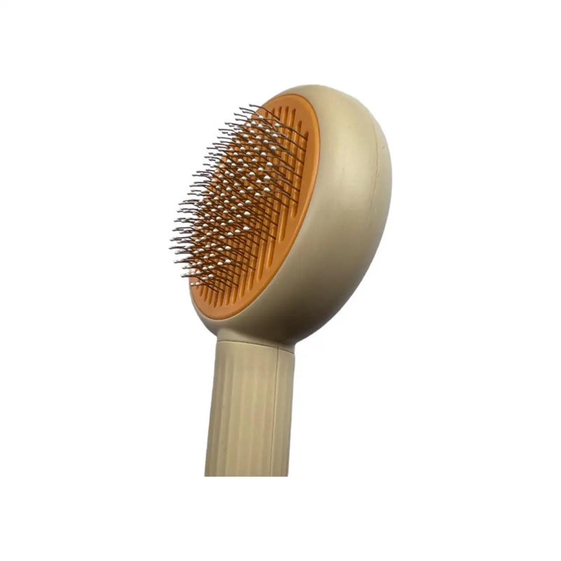 AMDROZ Pet Grooming Brush Cat Deshedding Brush, Self-Cleaning Slicker Cat Brushes for Long and Short Hairied Cats Dogs, Kittens Shedding Comb Pets Supplies Massage Tool for Hair Removal. - Image 2