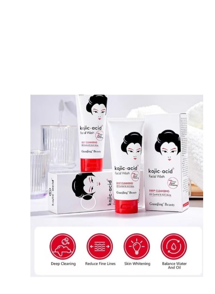 جوانجينج غسول الوجه بحمض الكوجيك 100 جرام - Image 3