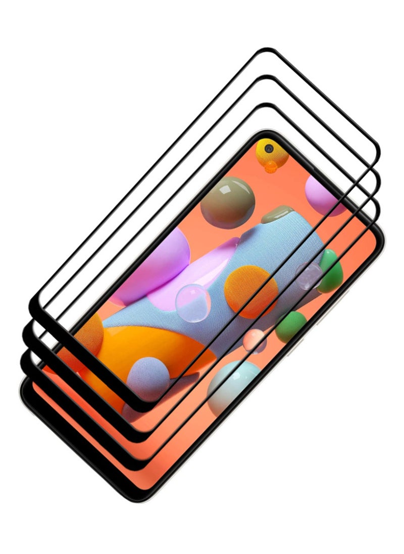 ACLIX 3 Pieces Antistatic ESD Dustproof Premium Quality High Definition Tempered Glass Screen Protector Designed For Samsung Galaxy A11 - Image 1