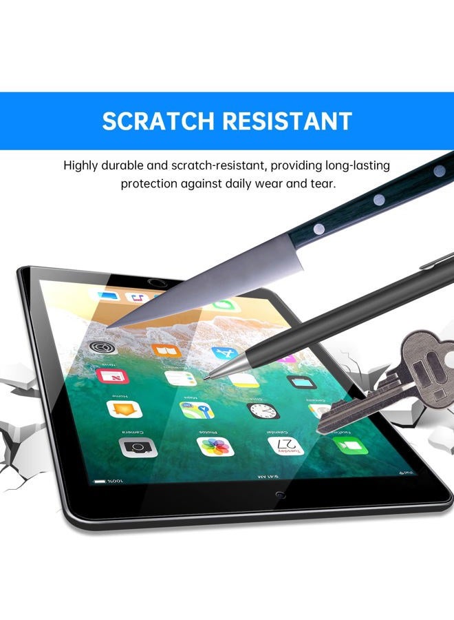 avakot-2 Pack Screen Protector for iPad 6th Generation 9.7 Inch, Anti-Scratch Tempered Glass Film for iPad 5th Gen/Air 2/Air 1/Pro 9.7, Touch Sensitive Tempered Glass Screen Protector for iPad 9.7 - Image 3