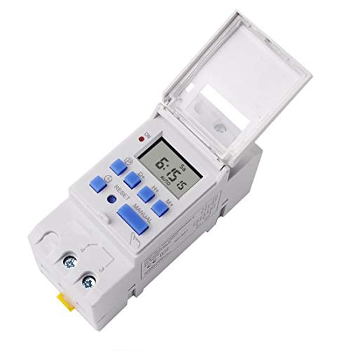 Quick Sense QsT3 Din Type Digital Timer ControllerProgrammable for DailyWeekly White - Image 5