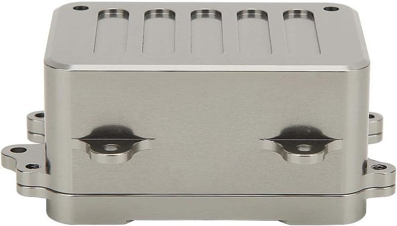 comfrt Receiver Box, 1:10 Scale Remoted Control Metal Receiver Box ESC Receiving Box RC Vehicle Accessories for SCX10 1/10 RC Crawler Kids Toy Car Rc Receiver Box - Image 3