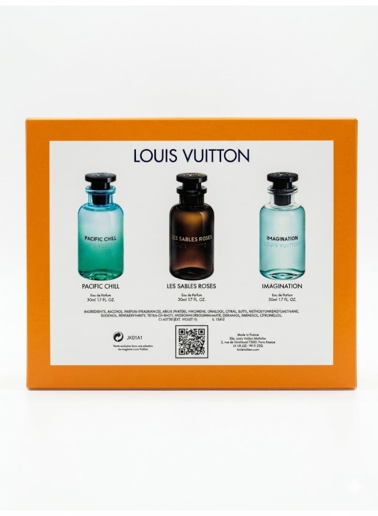 Louis Vuitton 3-Piece Fragrance Set – Pacific Chill, Les Sables Roses & Imagination - Image 3