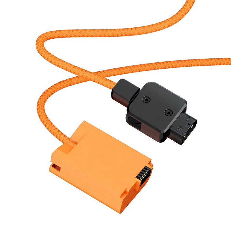 ZGCINE EN-EL25 Dummy Battery with D-Tap Connector Power Cable 60cm Long D-Tap to EN-EL25 Dummy Battery Replacement for Nikon Z30/ ZFC/ Z50 cameras - Image 2