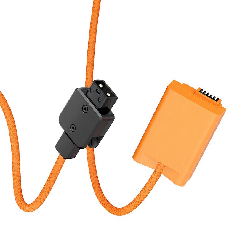 ZGCINE EN-EL25 Dummy Battery with D-Tap Connector Power Cable 60cm Long D-Tap to EN-EL25 Dummy Battery Replacement for Nikon Z30/ ZFC/ Z50 cameras - Image 3