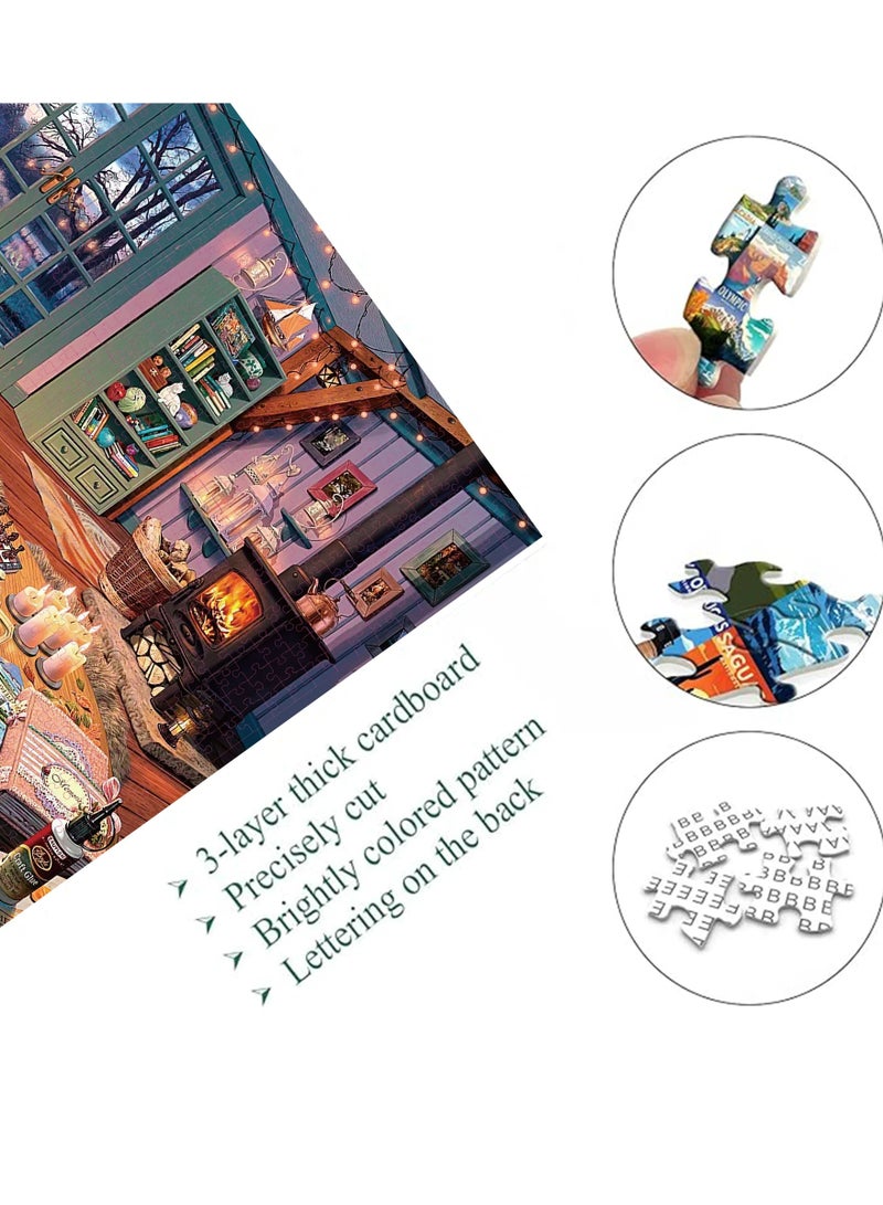 باتون ألغاز الصور المقطوعة المريحة والممتعة، ألعاب أطفال يدوية الصنع، هدايا إبداعية، ديكور منزلي، ألغاز صور مقطوعة مليئة بالتحديات للأطفال والكبار - Image 2