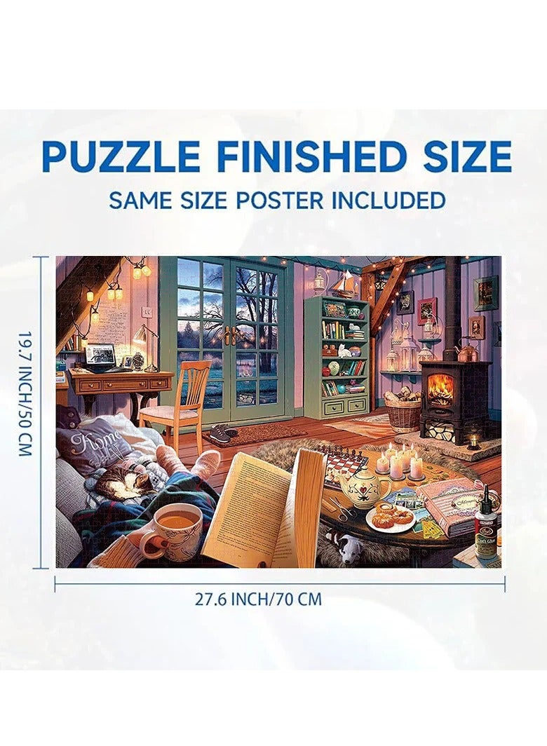 باتون ألغاز الصور المقطوعة المريحة والممتعة، ألعاب أطفال يدوية الصنع، هدايا إبداعية، ديكور منزلي، ألغاز صور مقطوعة مليئة بالتحديات للأطفال والكبار - Image 4