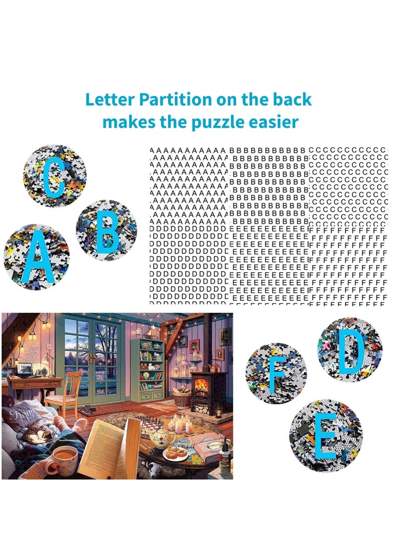 باتون ألغاز الصور المقطوعة المريحة والممتعة، ألعاب أطفال يدوية الصنع، هدايا إبداعية، ديكور منزلي، ألغاز صور مقطوعة مليئة بالتحديات للأطفال والكبار - Image 5