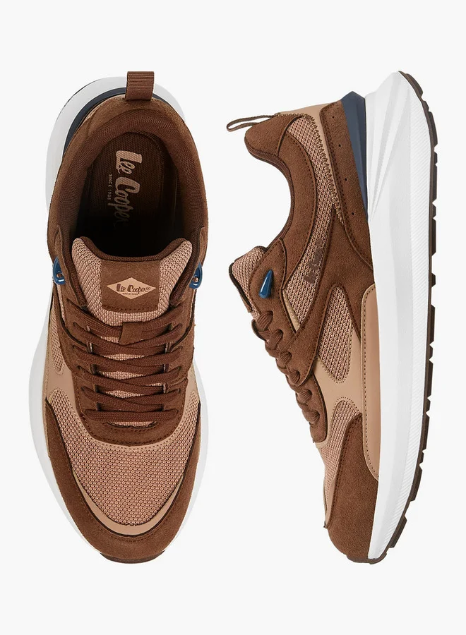Men's Colourblock Lace-Up Sneakers