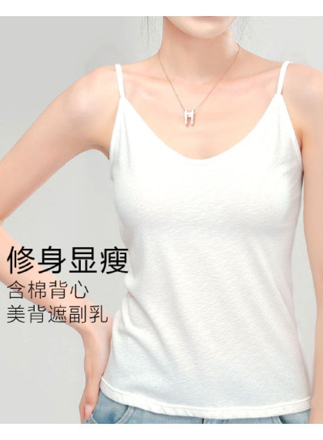 Top melon Wide Strap Camisole Undershirt For Women, Thin Style, Suitable For Suit Layering And Inner Wear - Image 1