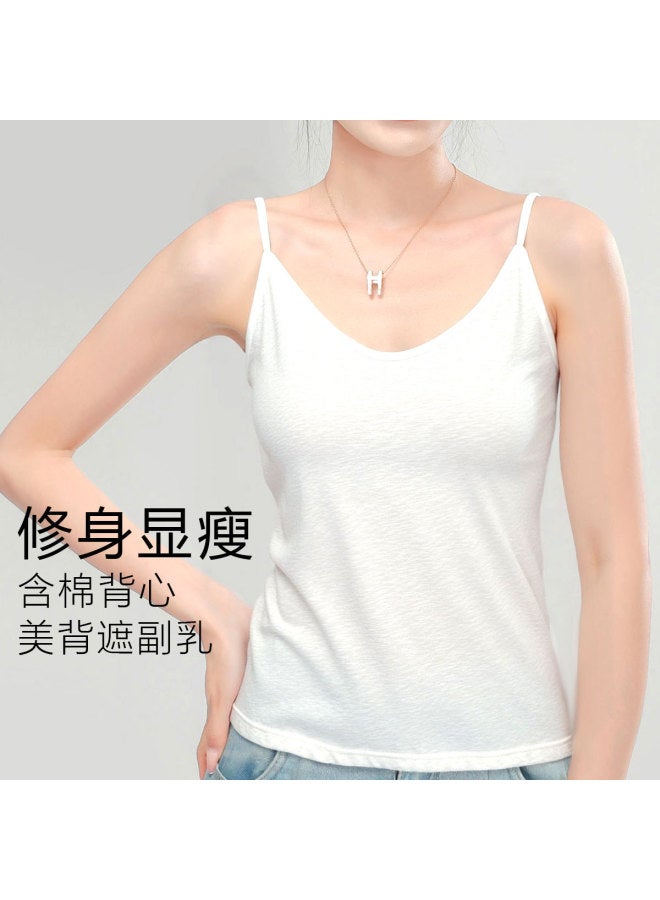 Top melon Wide Strap Camisole Undershirt For Women, Thin Style, Suitable For Suit Layering And Inner Wear - Image 2