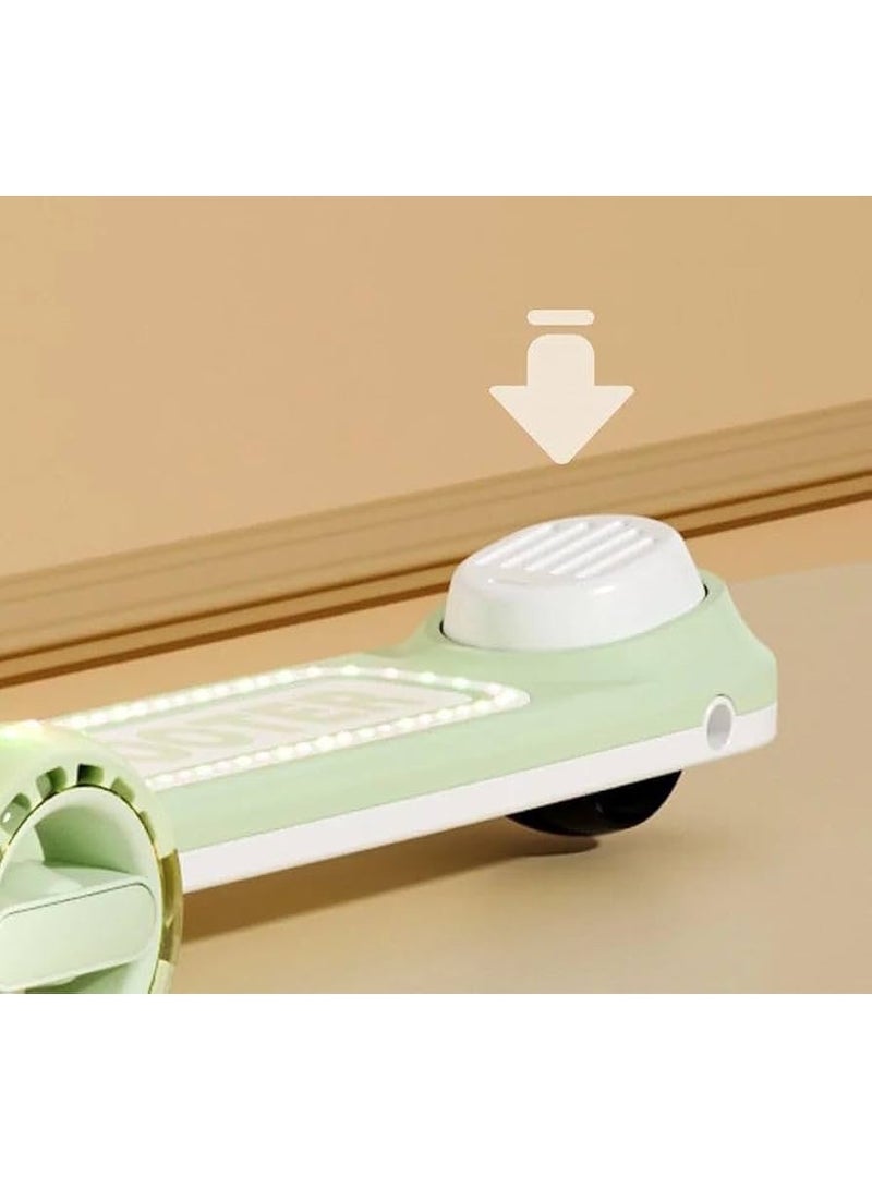 سكوتر أطفال 3 عجلات بإضاءات LED وموسيقى وكشاف أمامي – مقبض قابل لتعديل الارتفاع – مناسب للأطفال من 3 إلى 12 سنة - Image 4