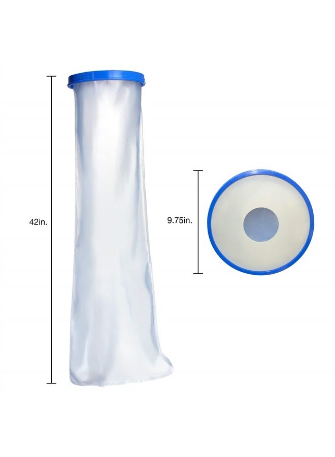 DMI Waterproof Cast Cover, Wound Barrier & Bandage Protector, Reusable with a Watertight Seal for Showers, Baths and Pools, Fits Adult Large Leg up to 42 Inches in Length, Long Leg - Image 5