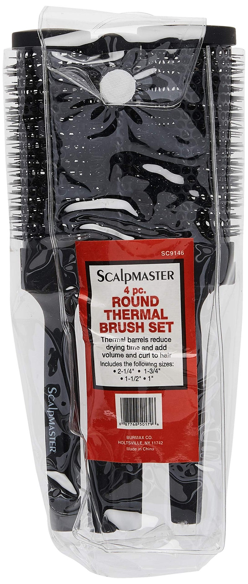 Scalpmaster 4 Piece Round Thermal Brush Set - Image 4