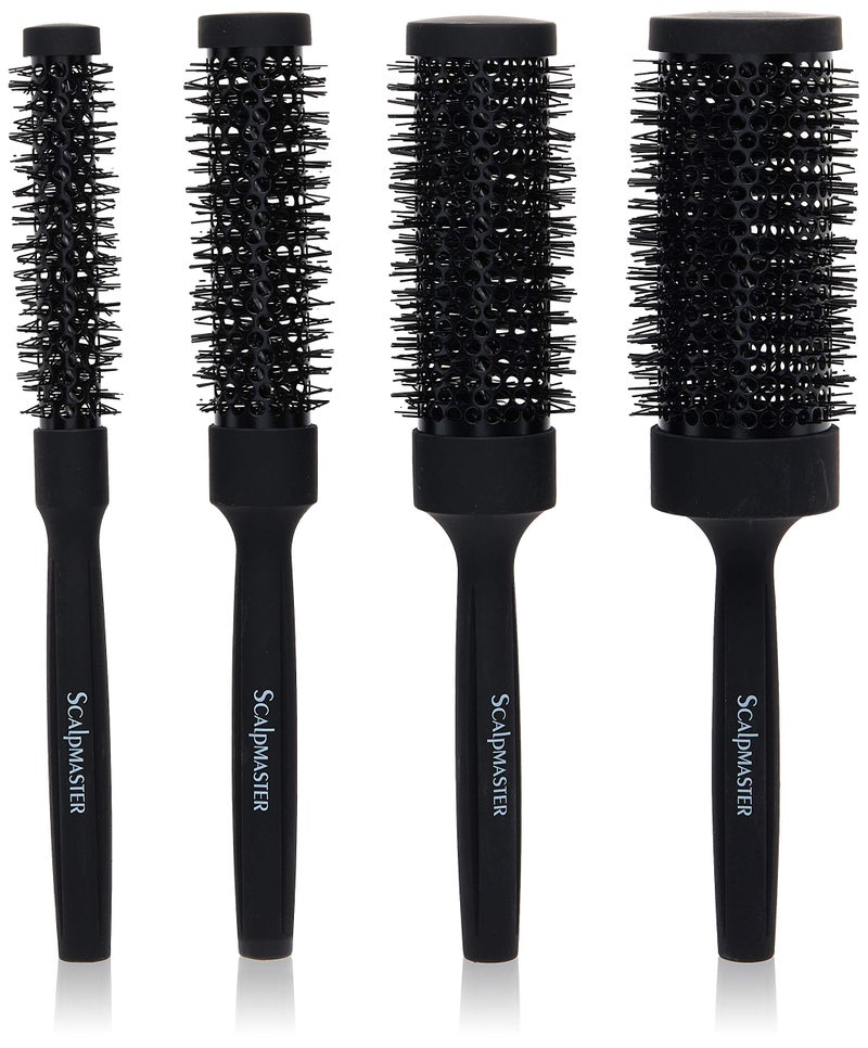 Scalpmaster 4 Piece Round Thermal Brush Set - Image 5