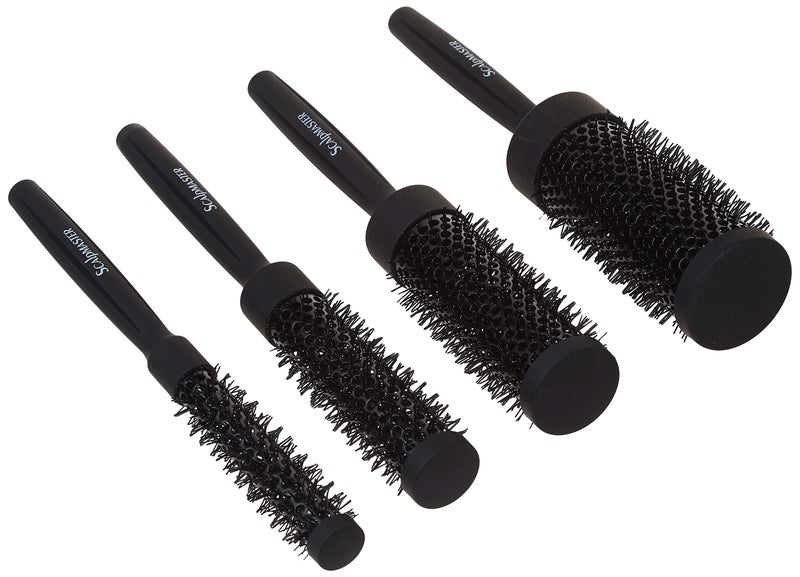 Scalpmaster 4 Piece Round Thermal Brush Set - Image 3