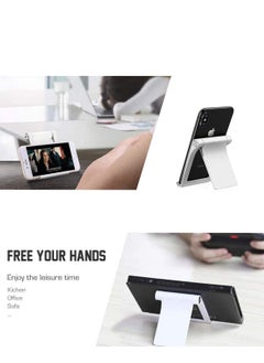 Y&D Desktop Cell Phone Holder Cradle with Protective Pads Compatible iPhone, Android Phones, E-reader and Mini-Tablet (White)  - Image 3