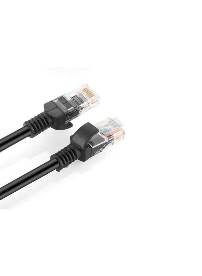 Generic Super Class 5 Network Cable CAT5 Crystal Head Jumper Home Router Line 1/2/3/50 M Network Cable-Color:Black-Line Length:8M  - Image 2