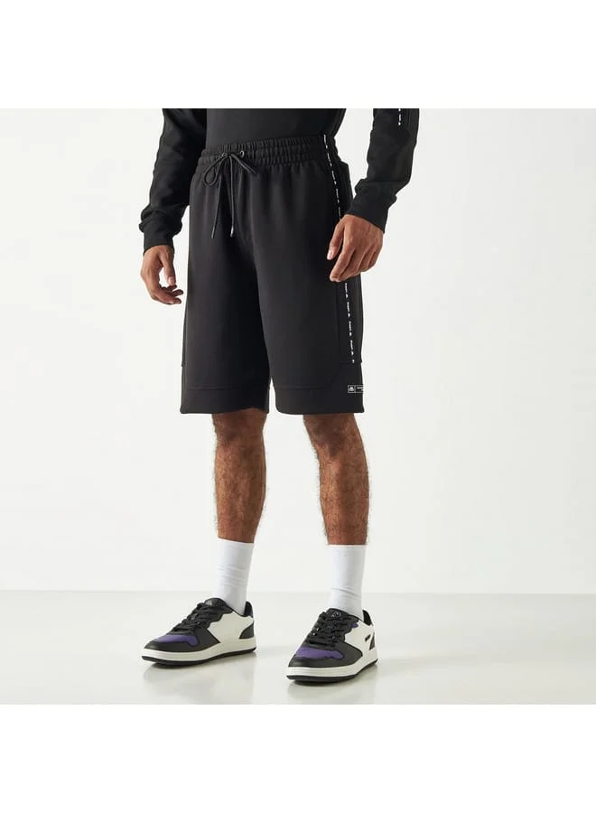 Kappa Kappa Panelled Shorts with Drawstring Closure and Pockets