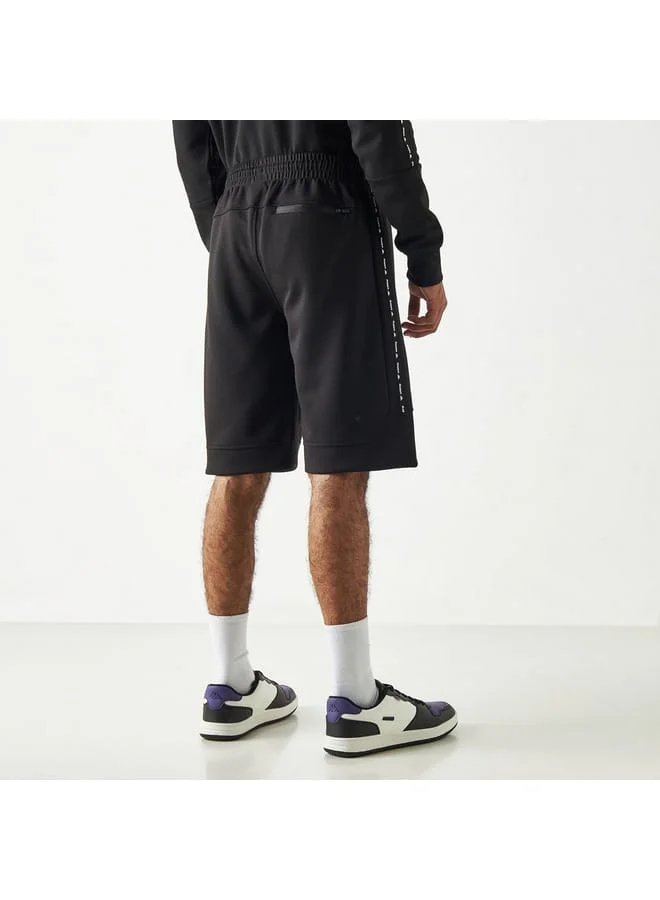Kappa Kappa Panelled Shorts with Drawstring Closure and Pockets