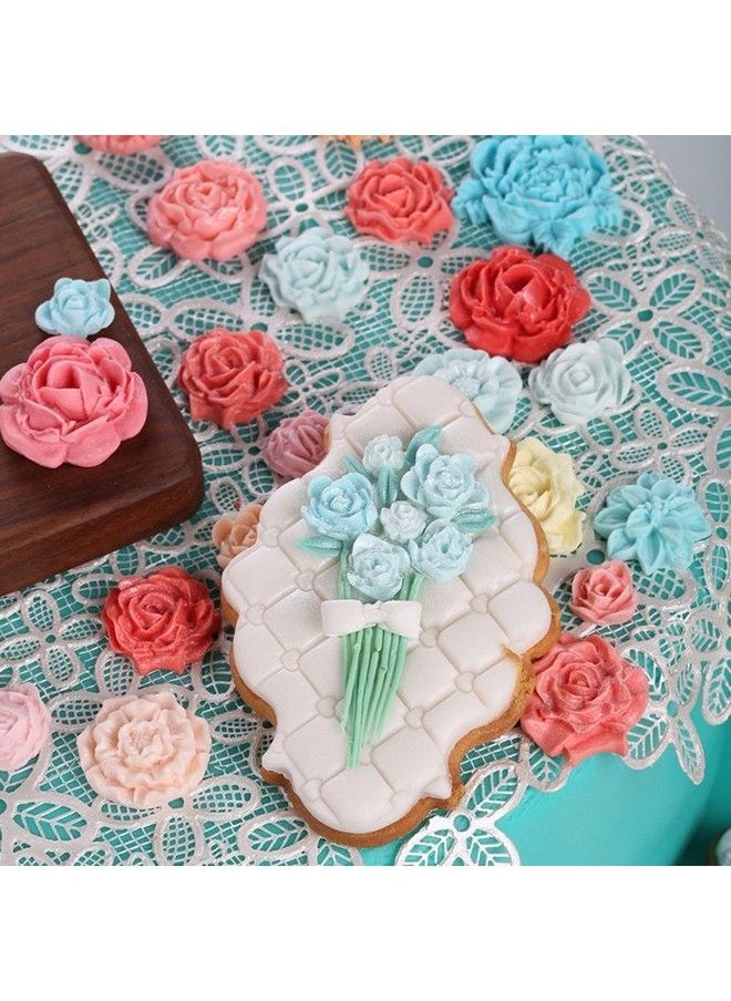 SK 3D Rose Flower Shape Diy Fondant Chocolate Silicone Mold Sugar Decoration Baking Tools  - Image 5