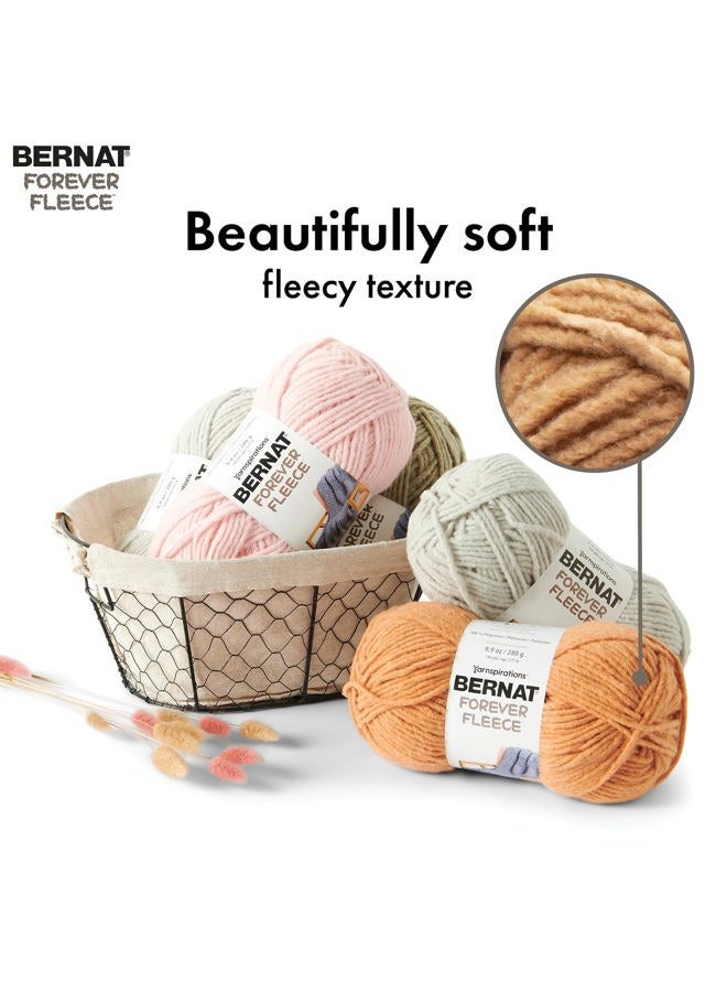 Bernat Forever Fleece Seaglass Yarn - 2 Pack of 280g/9.9 oz - 100% Polyester - #6 Super Bulky - 194 Yards - Knitting/Crochet - Image 3
