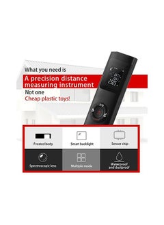 Meiyilan Digital Mini Distance Measuring Meter Portable Black 13.50X3.50X7.00centimeter  - Image 2