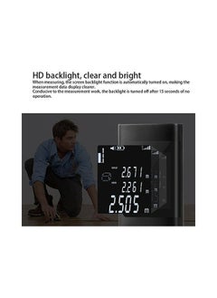 Meiyilan Digital Mini Distance Measuring Meter Portable Black 13.50X3.50X7.00centimeter  - Image 3