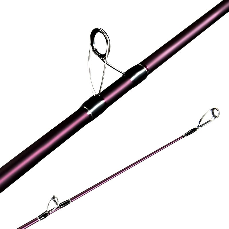 BERRYPRO عصا صيد بيري برو سرف سبينينغ لعصا الصيد على الشاطئ من ألياف الكربون لعصا صيد السفر (9'/10'/10'6''/11'/12'/13'3'') (12'-سبينينغ 2-قطعة) - Image 4