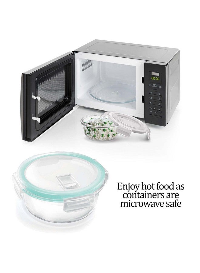 TREO تريو من ميلتون وعاء دائري شفاف بغطاء من البوروسيليكات العالي، 400 مل، قطعة واحدة - Image 2